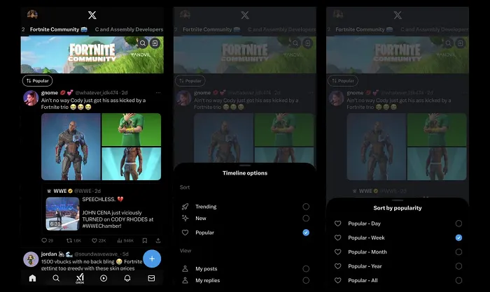 Read more about the article X Adds Feed Sorting Options for Communities